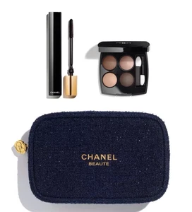 Chanel Intense Eyes DuoNoir Allure 10 Noir Les 4 Ombres 308 Clair Obscur Gift - Picture 1 of 1