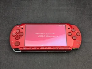 B862 Sony PSP 3000 console Radiant Red Handheld system Japan w/memory fx - Picture 1 of 7