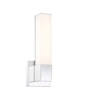 Arandela de banheiro Minka Lavery 2872-L 14" de altura LED - Cromada - Imagem 1 de 3