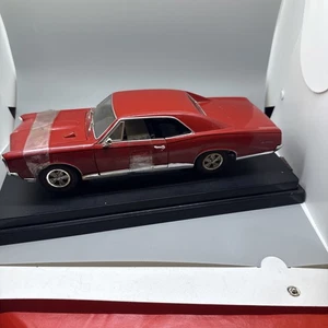 ERTL American Muscle 1967 Pontiac GTO Red W/black Interior  1:18 Barn Find - Picture 1 of 6