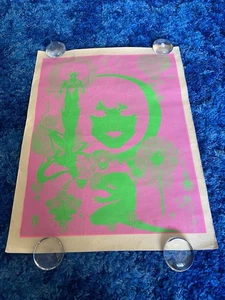 Hambly Studios #11 Psychedelic Black Light Poster c. 1960s Santa Clara Print - Bild 1 von 13