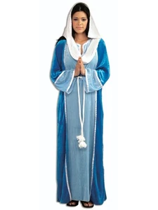 Virgin Mary Deluxe Christmas Nativity Easter Biblical Religious Womens Costume - Picture 1 of 1