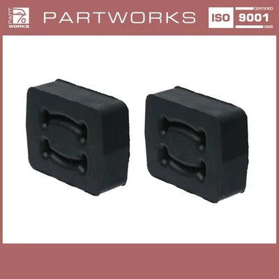 2x Cojinete de goma escape para PORSCHE 924 944 968 928 silenciador final 92811125903 Foto 1 de 4