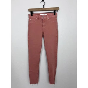 Joe’s Jeans The Icon Flawless Mid Rise Skinny Crop Blush Pink Women’s 24 - Picture 1 of 6