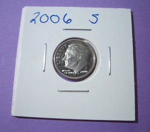 2006 S Plad PROOF Roosevelt Dime–DCAM-Stati Uniti Moneta da Zecca UNC 10c In Magazzino - Foto 1 di 2