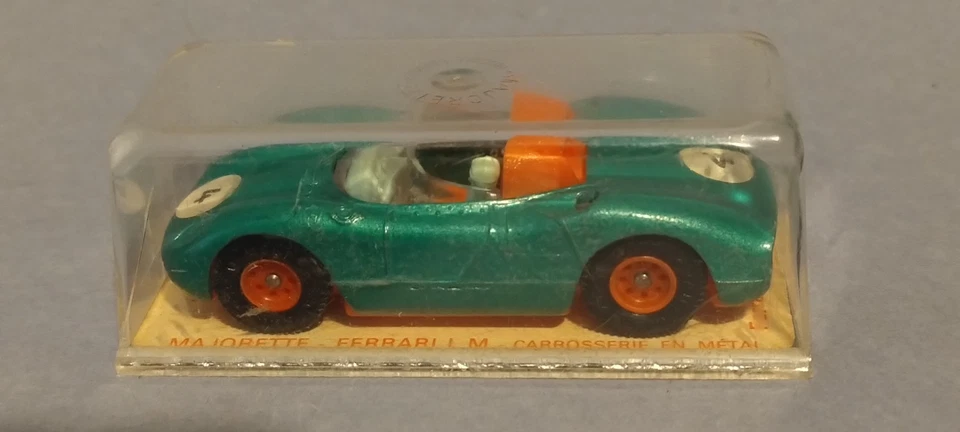 VINTAGE MAJORETTE RAIL ROUTE FERRARI LM N°9  1966 made in france - Immagine 1 di 4