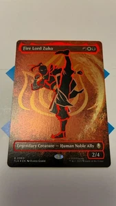 Fire Lord Zuko (Borderless Battle Pose) Avatar: The Last Airbender NEON INK FOIL - Bild 1 von 5