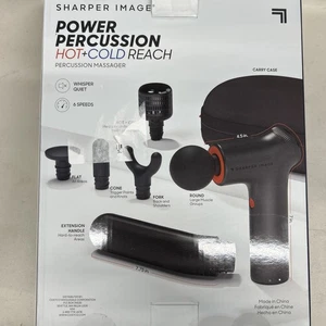 Masajeador de percusión de alcance caliente + frío Sharper Image Power - Imagen 1 de 5