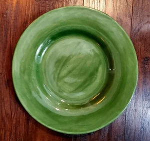 Pottery Barn Sausalito 12” Replacement Dinner Plate Platter Dish Green EUC - Picture 1 of 3
