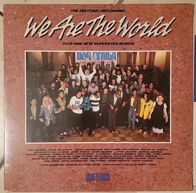 We Are the World Original Vinyl LP Various Artists USA FOR AFRICA 1985 - Image 1 of 4