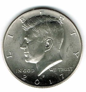 2017-P Brilliant Uncirculated Copper-Nickel Clad Copper Strike Half Dollar Coin! - Picture 1 of 2