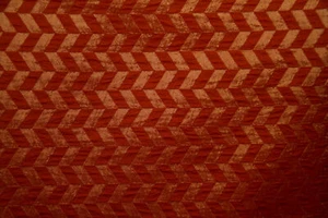 Tela para cortinas Chevron naranja quemada JACQUARD con descuento - Imagen 1 de 1