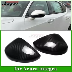 Carbon Side Rearview Mirror Cap Covers Trim For Acura Integra Elite A-Spec 22-24 - Bild 1 von 13