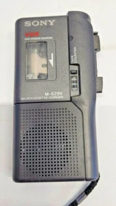 Sony V-O-R Handheld Microcassette Corder M-529V Voice Operated Recording - Picture 1 of 2
