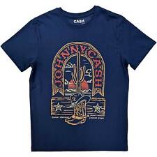 Johnny Cash T-Shirt Sunday Morning New Navy Official