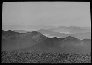 ANTIGUA FOTO GWW Magic Lantern Slide BEN NEVIS NIEBLA EN EL VALLE C1890 ESCOCIA - Imagen 1 de 2