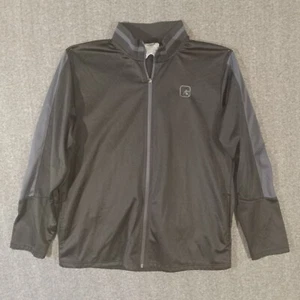 And1 Athletic Jacket Mens Size Large Zip Front Polyester Black Gray Pockets - Picture 1 of 14