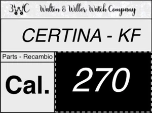 1 PC Kf Kurt Certina 270 Original Parts Genuine Replacement New Nos 310 Vintage - Picture 1 of 1