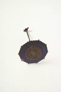 American Legion Radiator Badge (B7B) Copper w/Porcelain Enamel (JSF6) Damaged - Picture 1 of 6