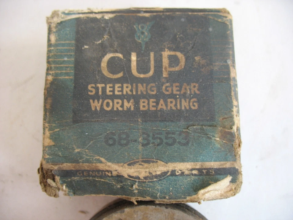 NOS 68-3553 Gusano de dirección Cojinete superior Carrera 1930 FORD MODELO 40 46 48 50 67 68 Foto 1 de 2