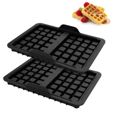 2 Pièces Moules à Gaufres Air Fryer en Silicone Compatibles avec Ninja AF300E... Foto 1 de 4