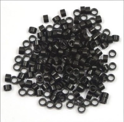 4mm Micro Ring Beads Links For Stick Tip Human Hair Extensions Feather Hair 1000 - Image 1 of 4