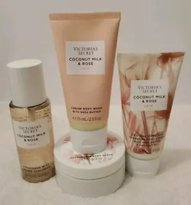 Victoria's Secret The Calm Starter Kit Coconut Milk & Rose Body Wash Mist Lotion - Picture 1 of 5