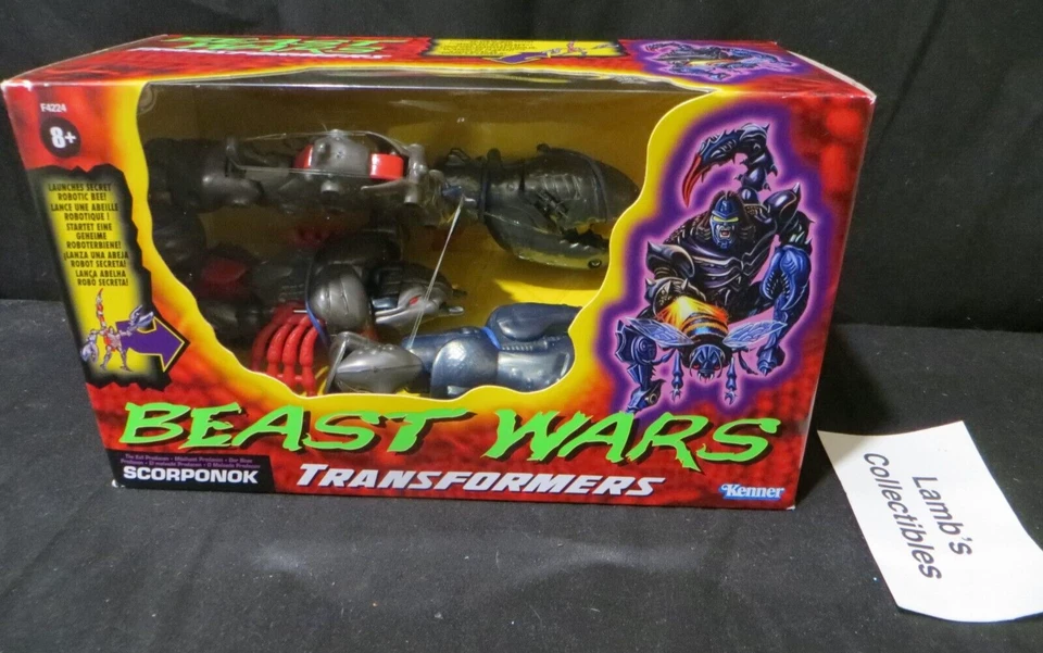 Transformers Beast Wars Scorponok Figure Kenner Hasbro Reissue Toy 6"