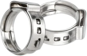 10 Pack Apollo PEX Stainless Steel 1/2" Pinch Clamps Hose Clamps Cinch Clamps - Picture 1 of 3