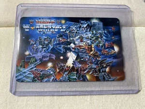 Transformers G1 Takara Headmasters Telefonkarte ***Unglaublich raRe neuwertig Fort Max - Bild 1 von 4
