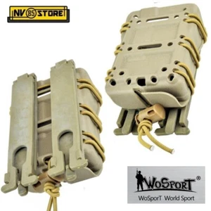 PORTA CARICATORE 5.56 RIGIDO RAPIDO SINGOLO 1 POSTO PER M4 MILITARE SOFTAIR TAN - Imagen 1 de 1