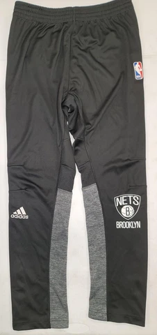 21021-12 Adidas BROOKLYN NETS GAME USED AUTHENTIC Breakaway Warm Up Pants W/COA Cover