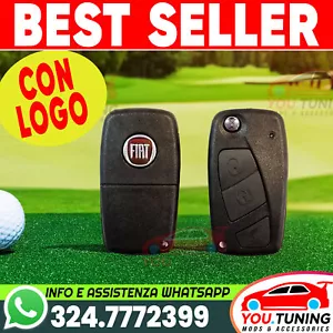 GUSCIO CHIAVE✨ FIAT 3 Tasti Bravo Stilo FIAT PANDA DUCATO PUNTO 500 600*3D-LOGO* - Bild 1 von 24