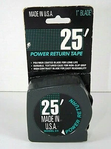Mechanics Tools 25' Tape Measure Power Return Polymer Coated Blade Model 25 1991 - Picture 1 of 4