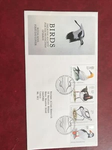 1989 BIRDS RSPB FIRST DAY COVER SANDY BEDS SHS.* - Picture 1 of 5