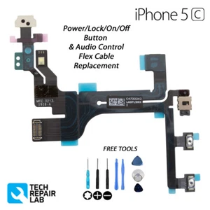 Power Button/Lock On/Off Volume/Mute/Silent Replacement with Tools FOR iPhone 5C - Picture 1 of 1