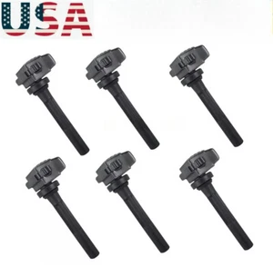 6x Ignition Coils for 3.2L 3.5L Acura Honda Passport Rodeo Isuzu Amigo V6 UF245 - Foto 1 di 10
