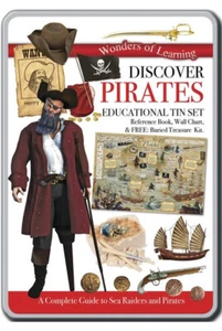 Wonders of Learning Discover Pirates Educational Tin Set - Picture 1 of 2