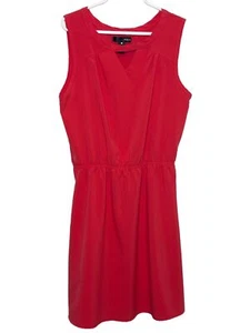 Aqua Dress Girls Size XL Kids Pink Flare Sleeveless Solid Casual Coral Summer - Picture 1 of 11
