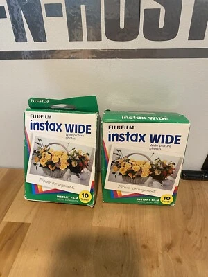 Fujifilm Instax Wide ISO 800 2 Packs 10 Sheets Expired 2013 For Prop/ Parts - Image 1 of 4