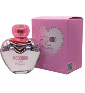 Moschino Pink Bouquet Eau de Toilette Spray 50ml Womens Fragrance Gift - Picture 1 of 3