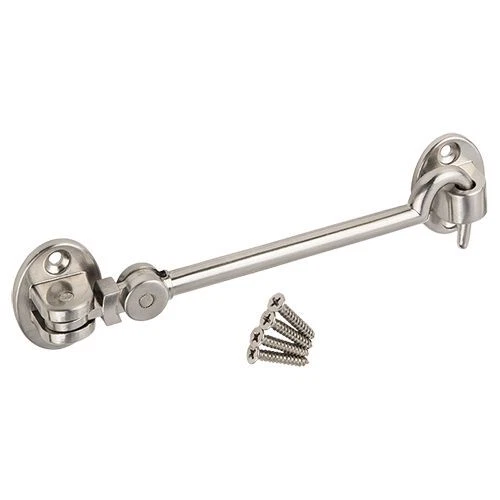 Gancio per Porta Argento di Tempesta Vite Chiusura Finestre - Immagine 1 di 2