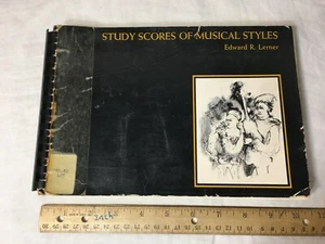 Studiennoten von Musikstilen von Edward R Lerner Taschenbuch 1968 Vintage - Bild 1 von 10