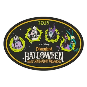 Disneyland Halloween Half Marathon Weekend Generic 2025 Decal or Car Magnet - Bild 1 von 3