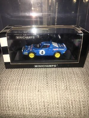 MINICHAMPS LANCIA STRATOS CHARDONNET 1ST TOUR DE CORSE 1979 DARNICHE MAHE 1/43 - Image 1 of 4