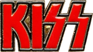 Kiss (1" Emaille Pin) Heavy Metal, Hard Rock'n'Roll Band Musik Logo, 80er, RETRO - Bild 1 von 2