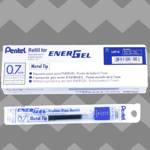 Pentel Refill Ink for EnerGel Liquid Gel Pen, 0.7mm, Blue Ink, Box of 12 - Picture 1 of 12