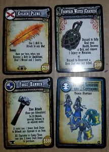 Shadows of Brimstone Adventures Kickstarter 4 PROMO CARDS - Picture 1 of 1
