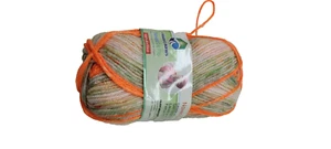 Wollknäuel Batik Wolle super Farbverlauf orange 480g Multicolor Strickwolle k51 - Bild 1 von 6