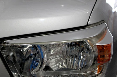 Kit de envoltura de calcomanías gráficas de vinilo para cubierta de faros Toyota 4Runner 2010-17 PLATEADA Foto 1 de 3